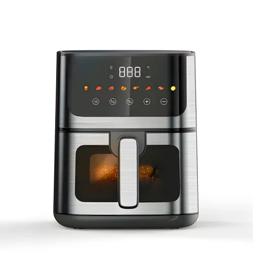 Аэрогриль Rainberg RB-2268, аерофритюрница 4200w, 8L - фото 3