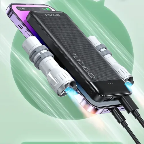 Портативний зарядний пристрій Power Bank Awei P37K 10000mah - фото 4