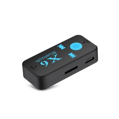 Бездротовий адаптер Bluetooth-приймач аудіоресивник BT-X6 AUX - фото 3