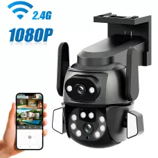 Камера видеонаблюдения WIFI, Full hd DOUL CAM Q 821, Ночная сьемка