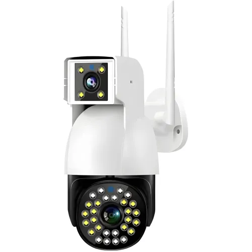 Камера відеоспостереження вулична, Wi-Fi DUAL CAMERA P12 IP 360/90 V380PRO 3+3.0mp - фото 4