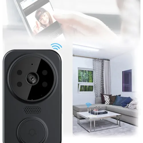 Дверной мини звонок с удаленным доступом M8 WIFI APP ULOOKA with bell - фото 2