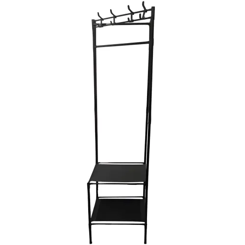 Кутовий вішак для одягу та взуття Corner Coat Rack підлоговий 185х40 см - фото 5