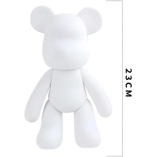 Набір для творчості 23 см флюїдний Ведмедик fluid violent bear bearbrick, з набором фарб - фото 10
