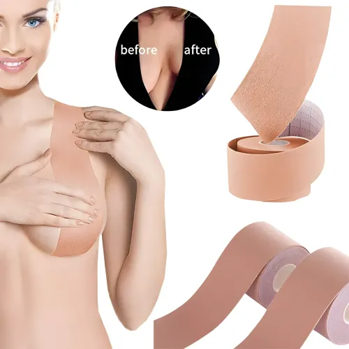 Тейп, лента для подтяжки груди пуш-ап невидимый pasties AND-2-10 - фото 2