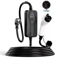 Зарядний пристрій для електромобіля 3.7 кВт 16 A 1-фаза Type 1 EV charge, 5 метрів кабель