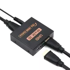 Активний HDMI-розгалужувач на 2 порти UHD, двоспрямований відео сплітер 4К