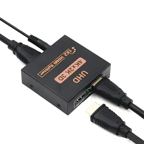 Активный HDMI разветвитель на 2 порта UHD, двунаправленный видео сплиттер 4К - фото 2