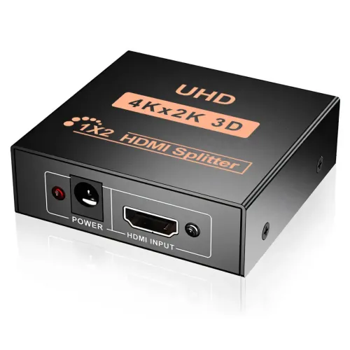 Активный HDMI разветвитель на 2 порта UHD, двунаправленный видео сплиттер 4К - фото 3