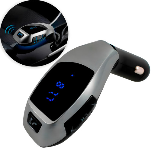 ФМ модулятор в машину FM MOD. X5 BT Bluetooth трансмиттер для авто - фото 6