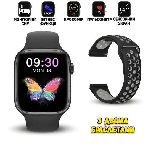 Смарт-годинник Smart Watch T55, вологозахист ip 67 - фото 3