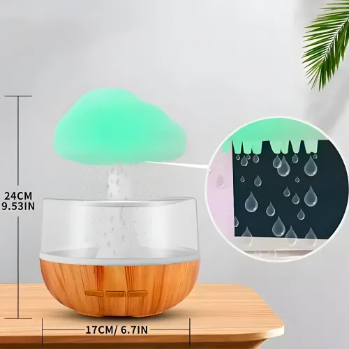 Зволожувач повітря Mushroom drop water Гриб аромадифузор-нічник - фото 6