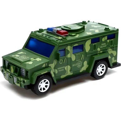 Дитяча іграшкова машина, скарбничка сейф Military Car Safe Box YJ847 - фото 4