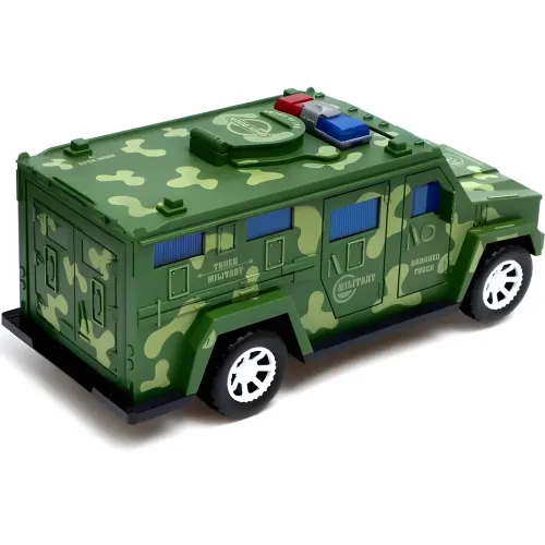 Дитяча іграшкова машина, скарбничка сейф Military Car Safe Box YJ847 - фото 6