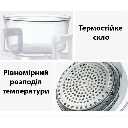 Многофункциональная аэрофритюрница 8 в 1. Электро аэрогриль Gold Diamond tk09910. Конвекция, 22 л. Белый - фото 5