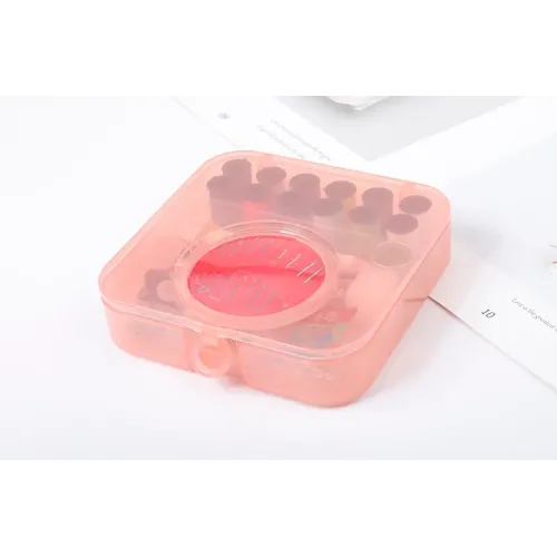 Набір для шиття SEWING KIT XL-695. Дорожній комплект для шиття та рукоділля. Набір для ремонту одягу, рожевий - фото 3