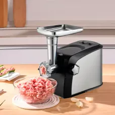 Электрическая мясорубка с шинковкой. Crownberg CB-4216 3200 Вт с реверсом. Насадка кебе, соковыжималка