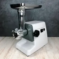 Електром'ясорубка з реверсом. Crownberg CB-4211 з 2 решітками. 2500 Вт, насадка для ковбаси та кебе