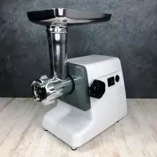 Електром'ясорубка з реверсом. Crownberg CB-4211 з 2 решітками. 2500 Вт, насадка для ковбаси та кебе