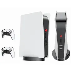 Ігрова консоль, 2 бездротові джойстики. Приставка M5 HDMI з динаміком. Game box 4K FullHd. 64Gb/128Gb