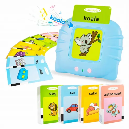 Trendzy Goods 112 карток, що говорять. Планшет Монтессорі 224 англійських слова, USB, 12 категорій
