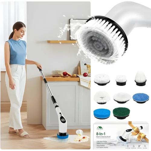 Щітка Електрична 360 Градусів, з 8 насадками Cleaning Brush cleaner XL-774 - фото 2