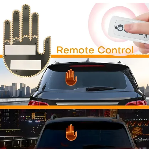Світлодіодна рука LED-лампа з жестами для авто Hand Light з пультом керування - фото 2