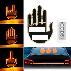 Світлодіодна рука LED-лампа з жестами для авто Hand Light з пультом керування