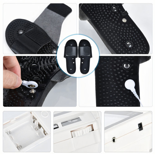 Массажные тапочки Digital slipper JR-309A. Электрический миостимулятор ног. Точечный импульсный массажер.