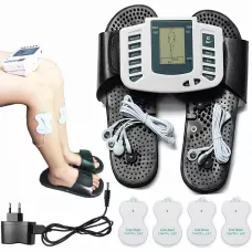 Масажні тапочки Digital Slipper JR-309A. Електричний міостимулятор для ніг. Точковий імпульсний масажер