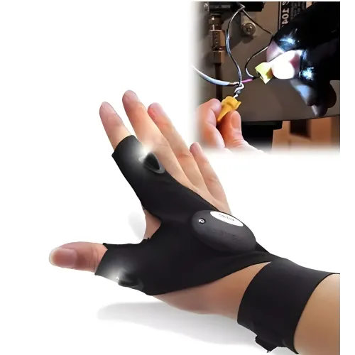 Рукавичка з вбудованим ліхтариком Glove Light рукавички з ліхтариком - фото 2