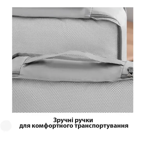Набір 6 дорожніх органайзерів Laundry Pouch. Комплект для речей 6 в 1. Водонепроникна тканина, сітка, ручка - фото 6