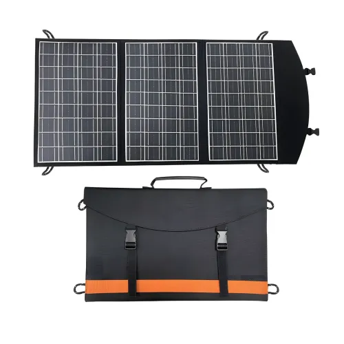 Складана портативна сонячна панель GD-ZD1845 45 W 17.8 V на 3 секції з USB - фото 4