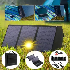 Складана портативна сонячна панель GD-ZD1845 45 W 17.8 V на 3 секції з USB