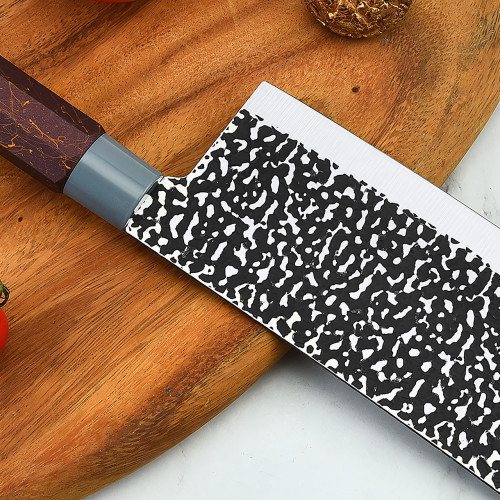 Набор Bass Kitchen knife B821, 6 предметов. 5 ножей из нержавеющей стали. Керамическая овощечистка - фото 4