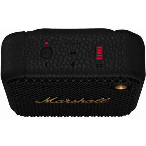 Бездротова Bluetooth 5.1 колонка Marshall Willen, час роботи понад 15 год, Type-C, з мікрофоном, чорний колір - фото 5