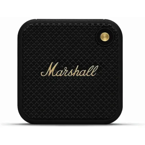 Бездротова Bluetooth 5.1 колонка Marshall Willen, час роботи понад 15 год, Type-C, з мікрофоном, чорний колір - фото 2
