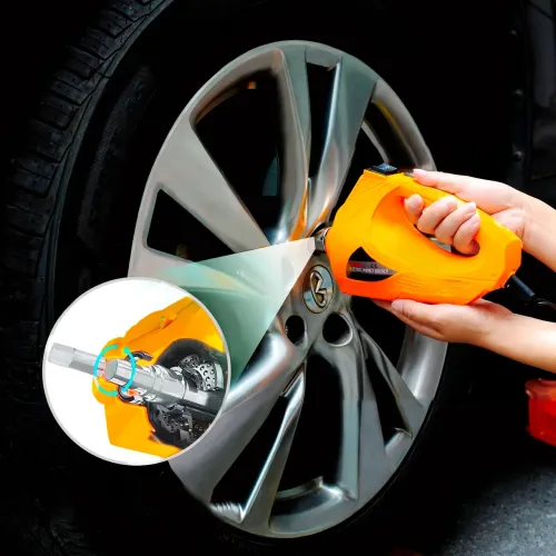Автомобільний набір (3 в 1) 12 V, Електродомкрат, електрогайковерт та електрокомпресор у кейсі. - фото 3