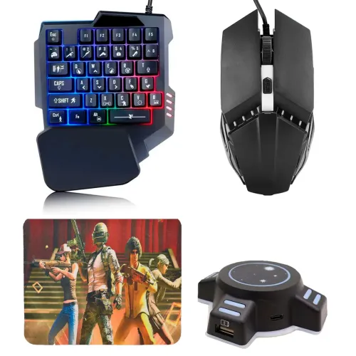 Игровой набор клавиатуры и мыши для телефона 35 клавиш NEW KEYBOARD/MOUSE - фото 3
