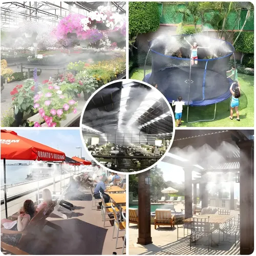 Садовий туманоутворювач 10 м Patio Mist Mistcooling Kit BD-182 Автоматична система крапельного поливання - фото 6