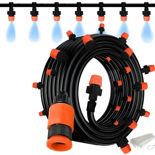Садовий туманоутворювач 10 м Patio Mist Mistcooling Kit BD-182 Автоматична система крапельного поливання - фото 4