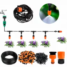 Садовий туманоутворювач 10 м Patio Mist Mistcooling Kit BD-182 Автоматична система крапельного поливання