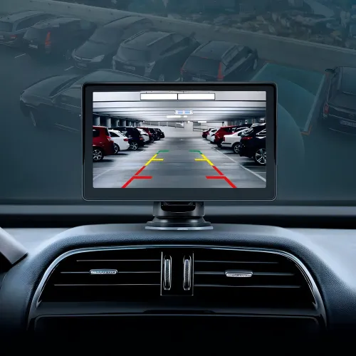 Портативний монітор 7-дюймовий із підтримкою Carplay CJ-PTC 207, Для камер заднього огляду - фото 5