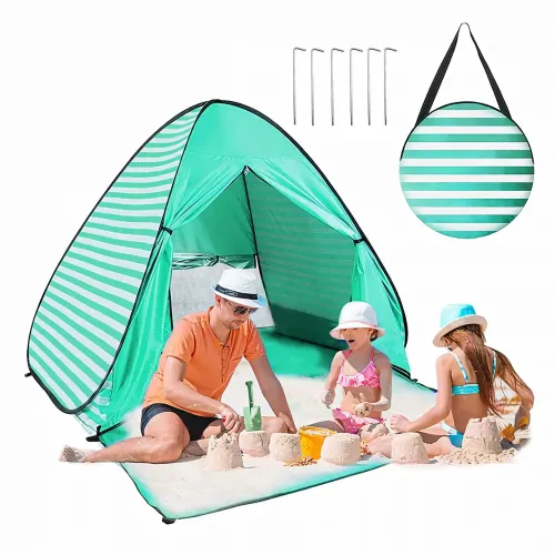 Намет Tent For Tourist, швидкозбірний із входом на блискавці, сіткою від комах, 150*160 см, 2 кольори