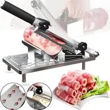 Ручний кухонний верстат ламтерізка Food Slicer LY-38 для нарізання м'ясних, ковбасних і сирних виробів