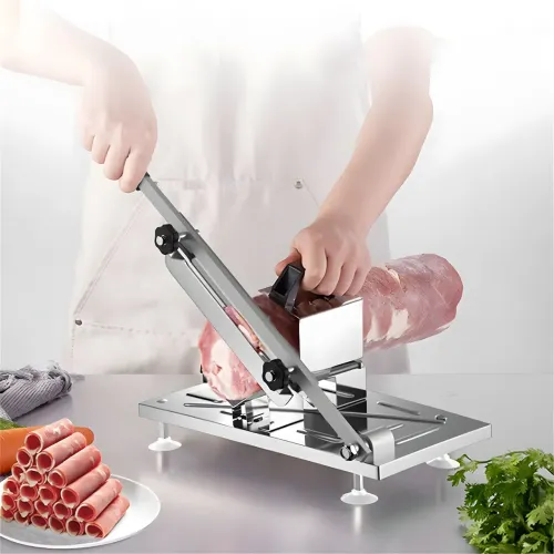 Ручний кухонний верстат ламтерізка Food Slicer LY-38 для нарізання м'ясних, ковбасних і сирних виробів - фото 3