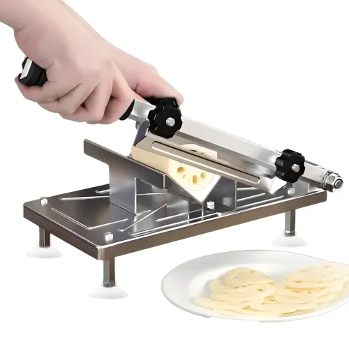 Ручний кухонний верстат ламтерізка Food Slicer LY-38 для нарізання м'ясних, ковбасних і сирних виробів - фото 4