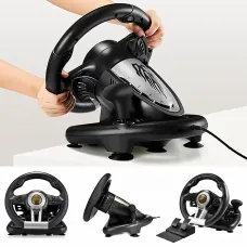 Ігрове кермо з педалями та коробкою передач PXN V3 PRO З підтримкою PC/PS3/PS4/X-ONE/SWITCH USB