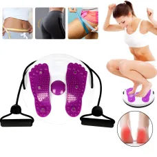 Обертовий диск + масаж стоп Waist Twisting, 27 см. Диск здоров'я для талії та м'язів живота