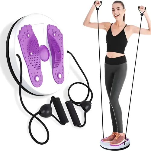 Обертовий диск + масаж стоп Waist Twisting, 27 см. Диск здоров'я для талії та м'язів живота - фото 2